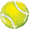 Green Tennis Ball Foil Balloon Balloon in a Box Small Image
