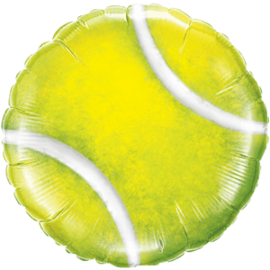 Green Tennis Ball Foil Balloon Balloon in a Box