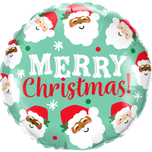 Ho Ho Ho Christmas Santas Balloon in a Box