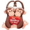 Hooked On You Monkey  Balloon in a Box Small Image