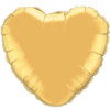 18" Golden Heart Balloon in a Box Small Image