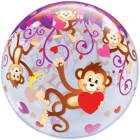 22" Cheeky Love Monkeys balloon