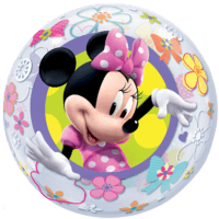 Floral Minnie Mouse Bubble balloon