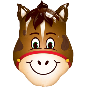 Giant Happy Horse Balloon in a Box
