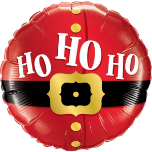 Ho Ho Ho Santa's Belt  Balloon in a Box