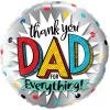 Thank You Dad For Everything! Balloon in a Box Small Image