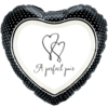 Monochrome Wedding Couple Balloon in a Box Small Image