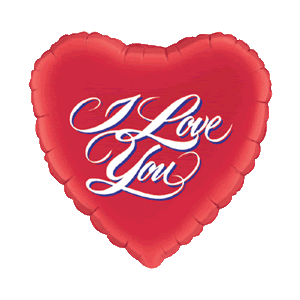 Mega Red Heart Love Balloon in a Box